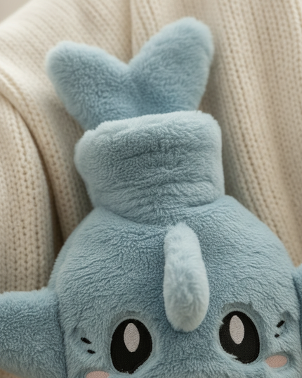 Blaue Wärmflasche Kuscheltiere - kuschelig warm - Ansicht 4