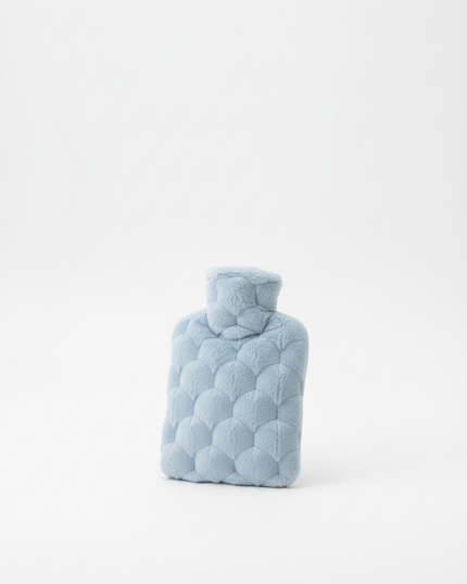 Blaue flauschige Wärmflaschen - kuschelig warm - Ansicht 5