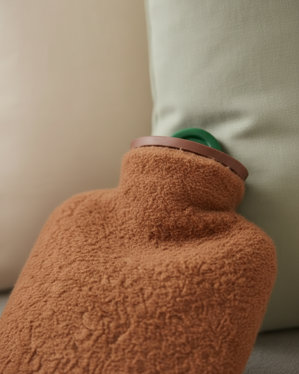 Kleine Wärmflasche mit Bezug - kuschelig warm - Ansicht 4