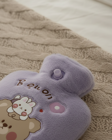 Lila Mini-Wärmflaschen - kuschelig für kalte Hände - Ansicht 4