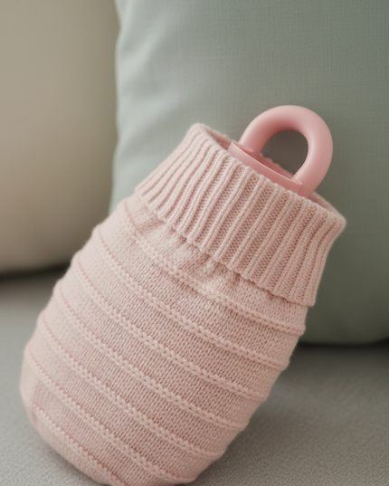 Mini-Wärmflasche in Pink - kuschelig warm unterwegs - Ansicht 4