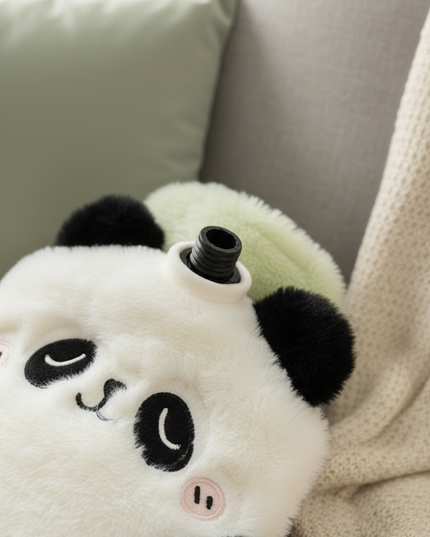 Stofftier mit Wärmflasche - kuscheliger Panda - Ansicht 4