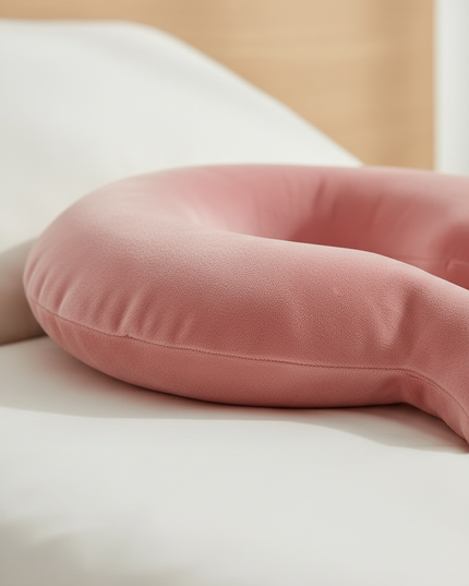 Wärmflasche mit Bezug in Rosa - kuschelig für Nacken - Ansicht 4
