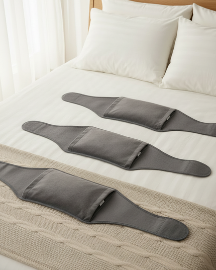 Grauer Wärmflaschengürtel - 3er-Set für Sofa und Bett - Ansicht 3
