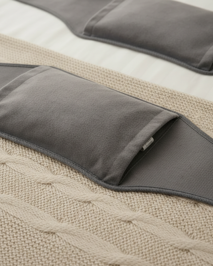 Grauer Wärmflaschengürtel - 3er-Set für Sofa und Bett - Ansicht 4