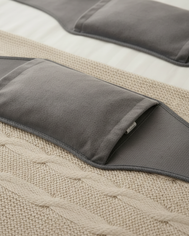 Grauer Wärmflaschengürtel - 3er-Set für Sofa und Bett - Ansicht 4